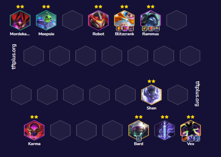 Đội hình Vex Fast 9 Exodia TFT mùa 17